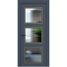 Дверь межкомнатная Гармония Аэстетик 6, стекло, молдинг